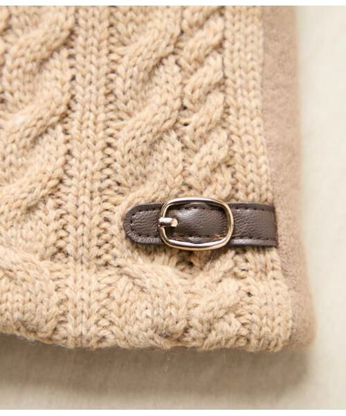 NEWYORKER / ニューヨーカー 手袋 | バックル付きニットグローブ | 詳細6