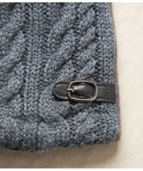 NEWYORKER / ニューヨーカー 手袋 | バックル付きニットグローブ | 詳細8