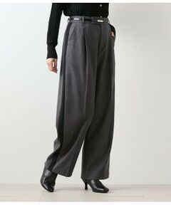 NEWYORKER / ニューヨーカー その他パンツ | デニム調メランジストライプ サイドラインタックパンツ