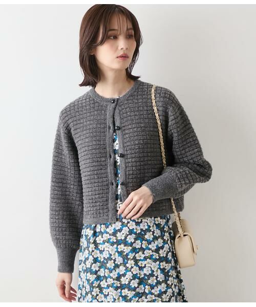 NEWYORKER / ニューヨーカー ミニ丈・ひざ丈ワンピース | ビオラフラワープリント ティアードギャザーロングワンピース | 詳細14