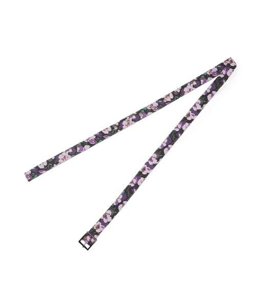 NEWYORKER / ニューヨーカー ミニ丈・ひざ丈ワンピース | ビオラフラワープリント ティアードギャザーロングワンピース | 詳細8