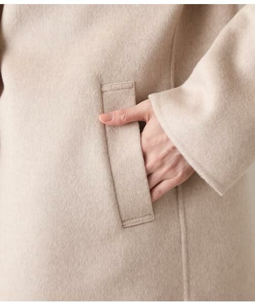 NEWYORKER / ニューヨーカー その他アウター | ウールナイロンリバー スタンドショートコート | 詳細5