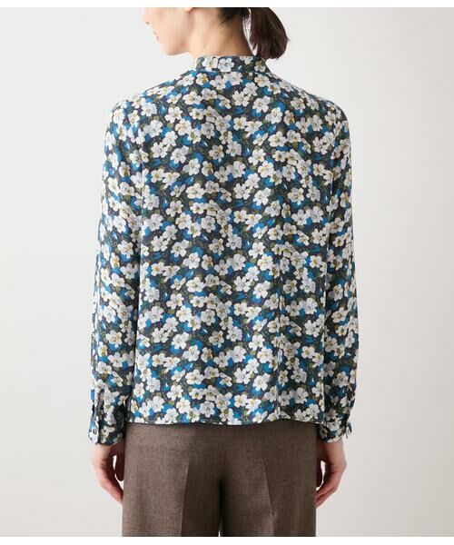 NEWYORKER / ニューヨーカー シャツ・ブラウス | ビオラフラワープリント フロントフリルブラウス | 詳細2