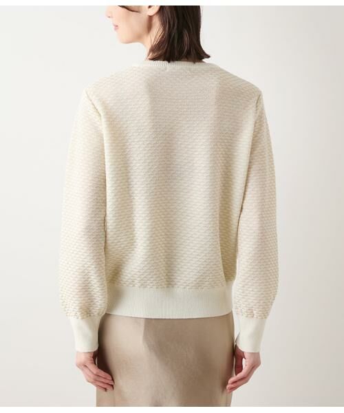 NEWYORKER / ニューヨーカー ニット・セーター | トライアングルラメ クルーネックニットプルオーバー | 詳細2