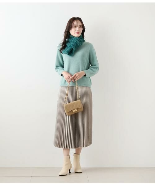 NEWYORKER / ニューヨーカー ニット・セーター | 片畦ラメブレーティング クルーネックニット | 詳細7