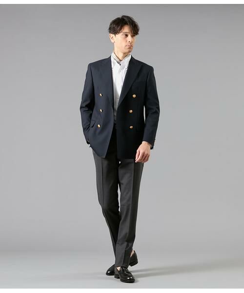 NEWYORKER / ニューヨーカー テーラードジャケット | HERITAGE CLOTH トロピカル ダブルブレストブレザー(セットアップ対応) | 詳細10