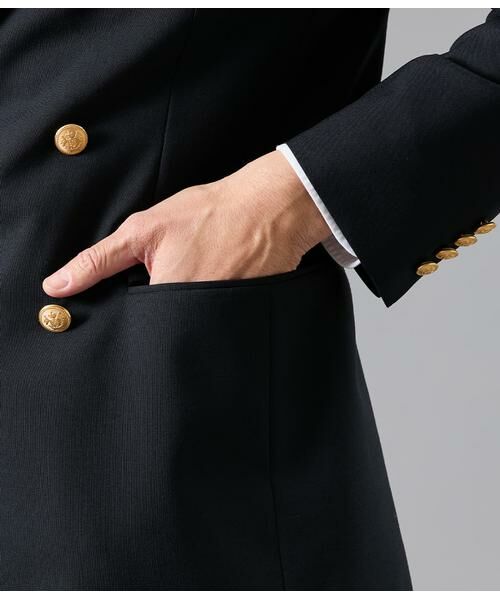 NEWYORKER / ニューヨーカー テーラードジャケット | HERITAGE CLOTH トロピカル ダブルブレストブレザー(セットアップ対応) | 詳細5