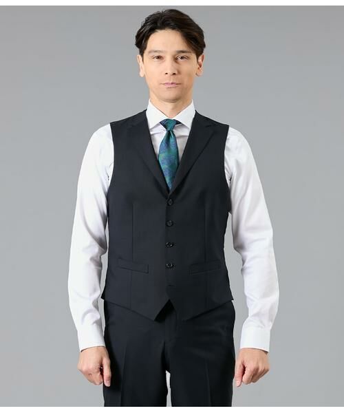 NEWYORKER / ニューヨーカー セットアップ | HERITAGE CLOTH トロピカル 襟付きオッドベスト(セットアップ対応) | 詳細1