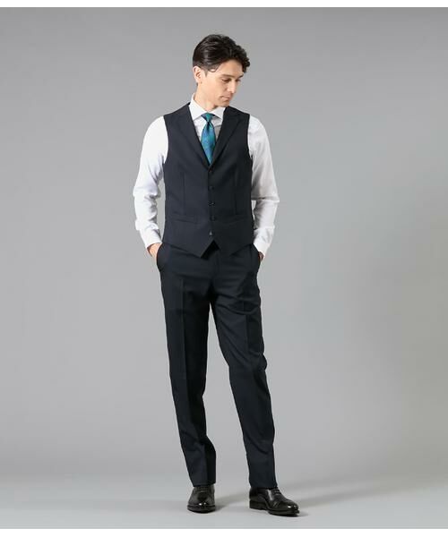 NEWYORKER / ニューヨーカー セットアップ | HERITAGE CLOTH トロピカル 襟付きオッドベスト(セットアップ対応) | 詳細7