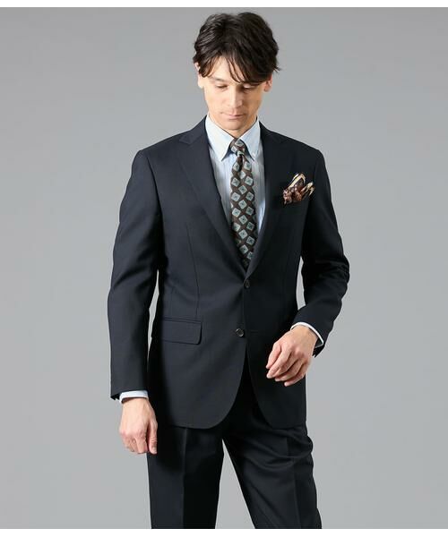 NEWYORKER / ニューヨーカー セットアップ | HERITAGE CLOTH トロピカル ジャケット(セットアップ対応)（ネイビー）