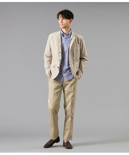 NEWYORKER / ニューヨーカー チノ・ワークパンツ | コットンチノ ワンタックパンツ | 詳細10