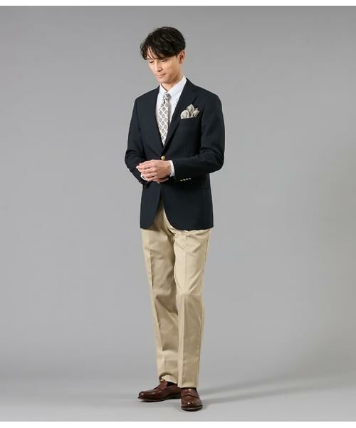 NEWYORKER / ニューヨーカー チノ・ワークパンツ | コットンチノ ワンタックパンツ | 詳細11