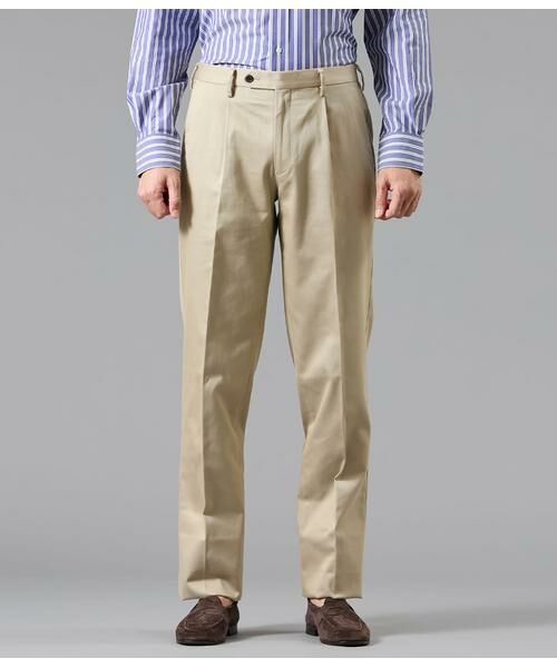 NEWYORKER / ニューヨーカー チノ・ワークパンツ | コットンチノ ワンタックパンツ | 詳細9