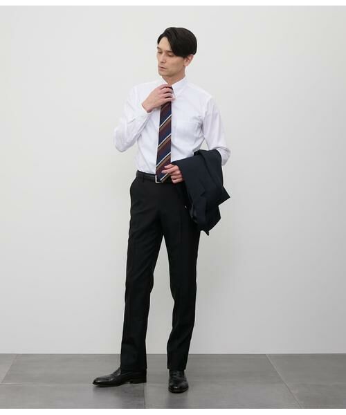 NEWYORKER / ニューヨーカー シャツ・ブラウス | NY CARE FREE・SUPIMA COTTON ツイル 長袖ボタンダウンシャツ | 詳細8