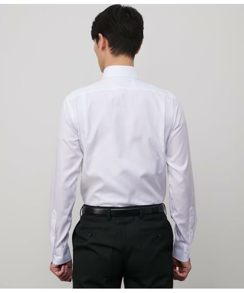 NEWYORKER / ニューヨーカー シャツ・ブラウス | NY CARE FREE・SUPIMA COTTON ツイル 長袖レギュラーカラーシャツ | 詳細3