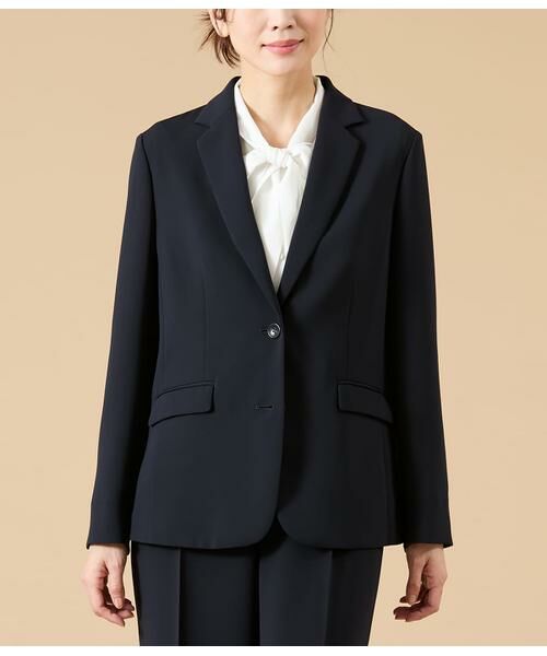 NEWYORKER / ニューヨーカー テーラードジャケット | シルキークロス ノッチドラペル2釦ジャケット | 詳細1