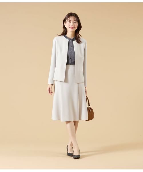 NEWYORKER / ニューヨーカー テーラードジャケット | シルキークロス ノーカラ―ジャケット | 詳細7