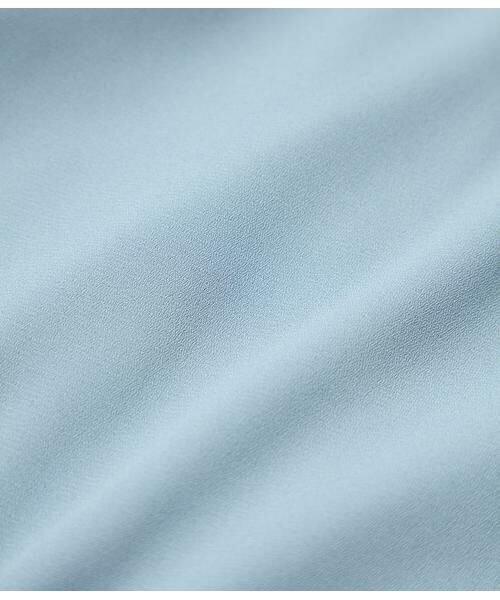 NEWYORKER / ニューヨーカー ミニ丈・ひざ丈ワンピース | ソフトジョーゼット 袖プリーツワンピース | 詳細12