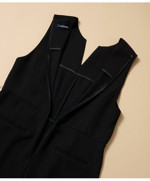 NEWYORKER / ニューヨーカー その他パンツ | ダブルサテン キーネックオールインワン | 詳細8