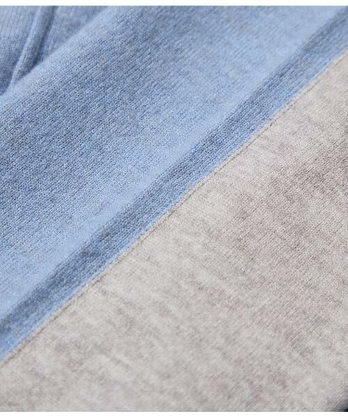 NEWYORKER / ニューヨーカー ニット・セーター | ウール天竺 バイカラーニットプルオーバー | 詳細8