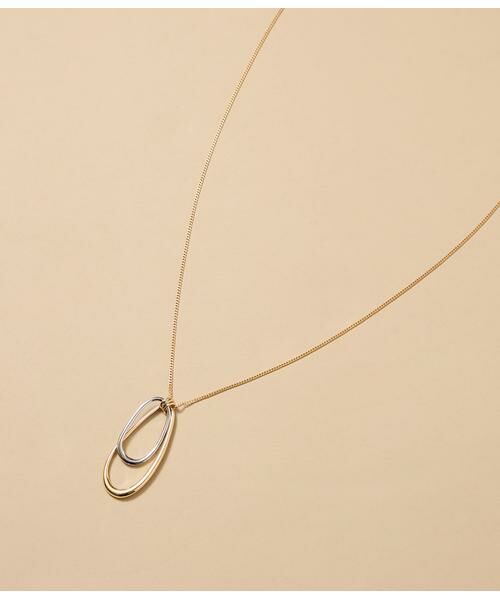 NEWYORKER / ニューヨーカー ネックレス・ペンダント・チョーカー | 楕円モチーフペンダント（ゴールド）