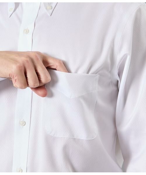 NEWYORKER / ニューヨーカー シャツ・ブラウス | NY CARE FREE・SUPIMA COTTON ダイヤドビー 長袖ボタンダウンシャツ | 詳細3