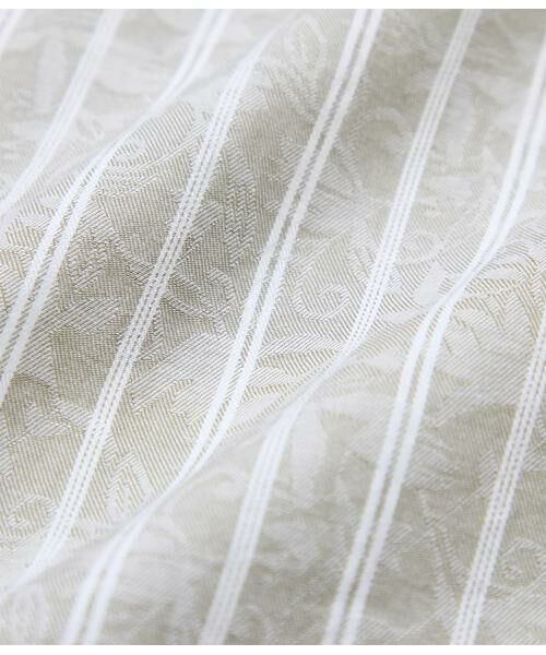 NEWYORKER / ニューヨーカー シャツ・ブラウス | ジャカード ストライプ 長袖カッタウェイカラーシャツ | 詳細7