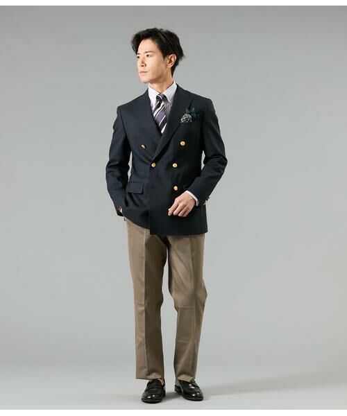 NEWYORKER / ニューヨーカー シャツ・ブラウス | NY FitEase オルタネイトストライプ 長袖ショートボタンダウンシャツ | 詳細10