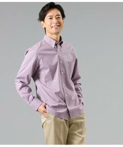 NEWYORKER / ニューヨーカー シャツ・ブラウス | NY FitEase マイクロタッターソール 長袖ショートボタンダウンシャツ