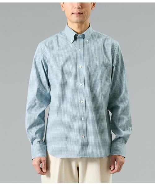 NEWYORKER / ニューヨーカー シャツ・ブラウス | NY FitEase マイクロタッターソール 長袖ショートボタンダウンシャツ | 詳細8