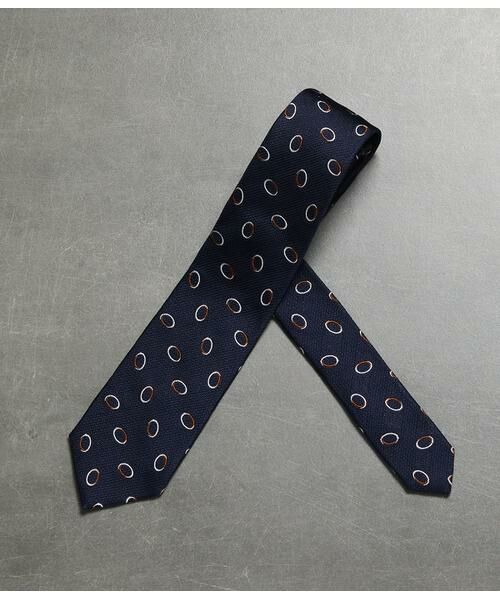 NEWYORKER / ニューヨーカー ネクタイ | Classico Seta サークル フレスコ ネクタイ | 詳細1