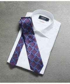 NEWYORKER / ニューヨーカー ネクタイ | Mantero ヘリンボーンモチーフチェック ネクタイ