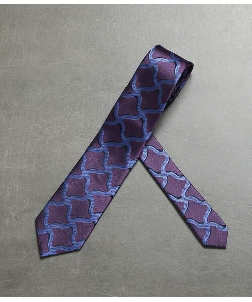 NEWYORKER / ニューヨーカー ネクタイ | Mantero ヘリンボーンモチーフチェック ネクタイ | 詳細4