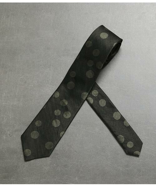 NEWYORKER / ニューヨーカー ネクタイ | Fossati ドットグレンチェック ネクタイ | 詳細1