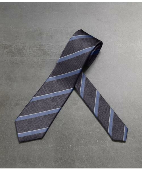 NEWYORKER / ニューヨーカー ネクタイ | ピンチェック×ストライプ ネクタイ | 詳細4
