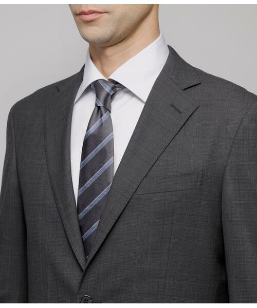 NEWYORKER / ニューヨーカー ネクタイ | ピンチェック×ストライプ ネクタイ | 詳細5