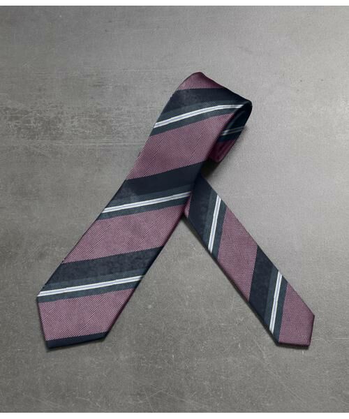 NEWYORKER / ニューヨーカー ネクタイ | カラーマルチストライプ ネクタイ | 詳細1