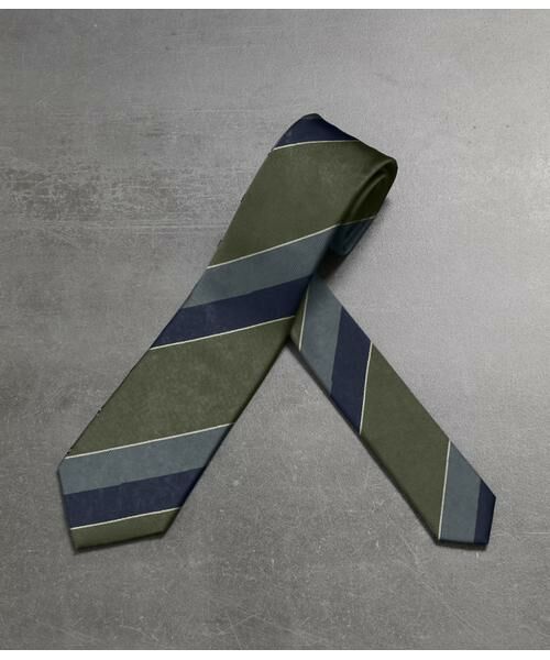 NEWYORKER / ニューヨーカー ネクタイ | ワイドストライプ ネクタイ | 詳細1