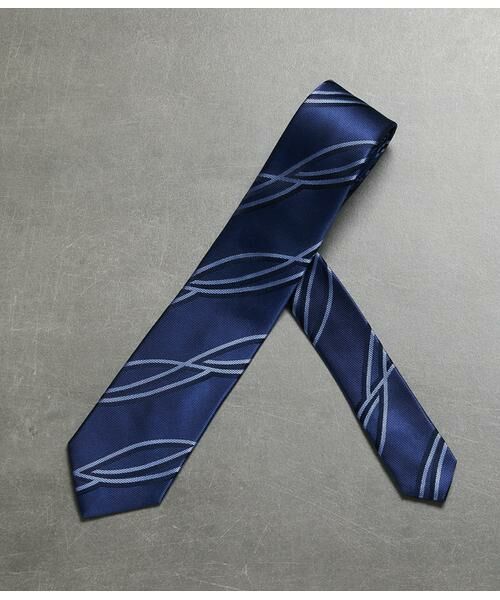 NEWYORKER / ニューヨーカー ネクタイ | ウェーブストライプ ネクタイ | 詳細5