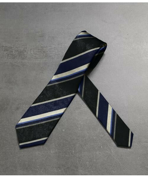NEWYORKER / ニューヨーカー ネクタイ | ミックスモチーフストライプ ネクタイ | 詳細1