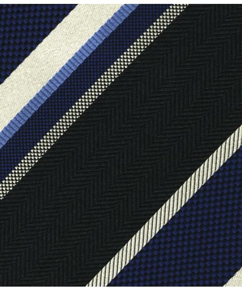 NEWYORKER / ニューヨーカー ネクタイ | ミックスモチーフストライプ ネクタイ | 詳細3