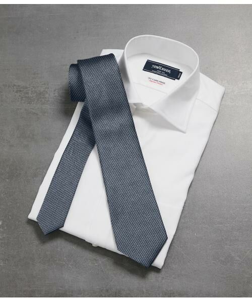 NEWYORKER / ニューヨーカー ネクタイ | ジオメトリック ネクタイ（グレー）