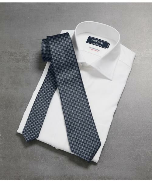 NEWYORKER / ニューヨーカー ネクタイ | ジオメトリック ネクタイ（ネイビー）