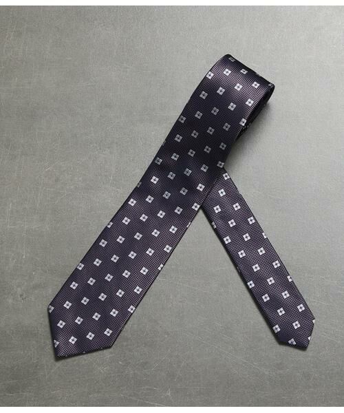 NEWYORKER / ニューヨーカー ネクタイ | スクエアモチーフオックス ネクタイ | 詳細1