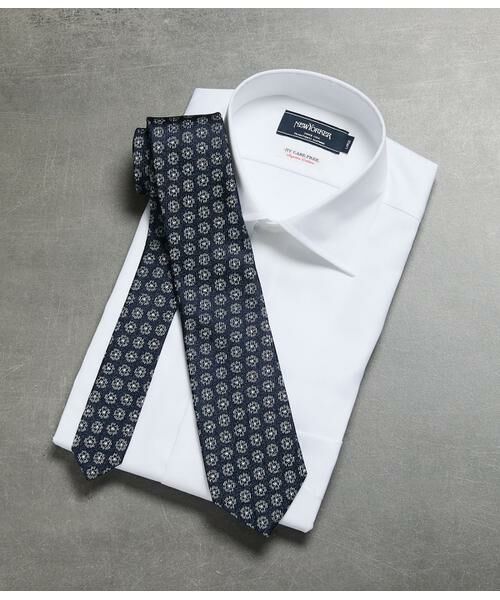 NEWYORKER / ニューヨーカー ネクタイ | ムリネフラワー ネクタイ（ネイビー）