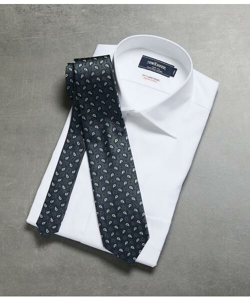 NEWYORKER / ニューヨーカー ネクタイ | ムリネペイズリー ネクタイ（ボトルグリーン）