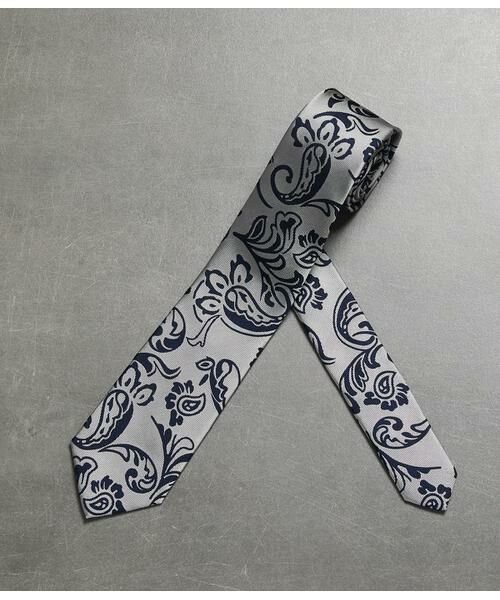 NEWYORKER / ニューヨーカー ネクタイ | ビッグペイズリー ネクタイ | 詳細1