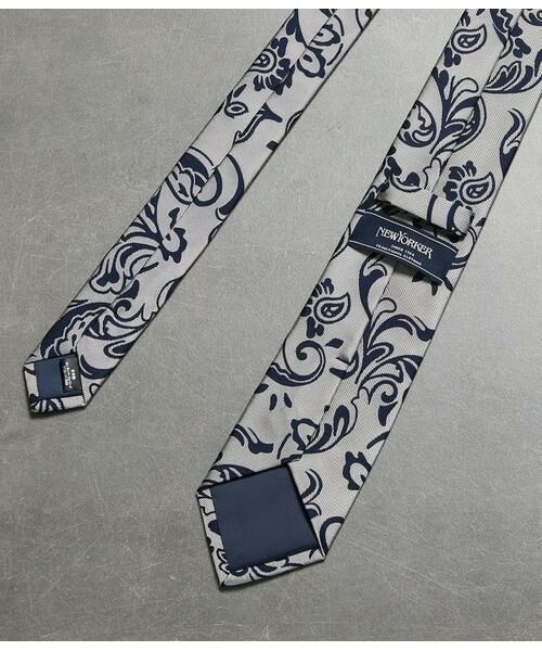 NEWYORKER / ニューヨーカー ネクタイ | ビッグペイズリー ネクタイ | 詳細2