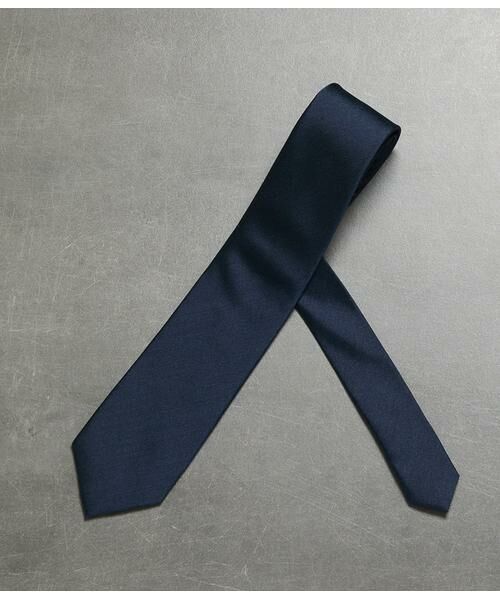 NEWYORKER / ニューヨーカー ネクタイ | インディゴカラー ソリッド ネクタイ | 詳細1