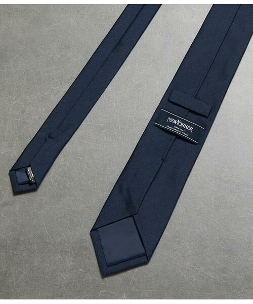 NEWYORKER / ニューヨーカー ネクタイ | インディゴカラー ソリッド ネクタイ | 詳細2